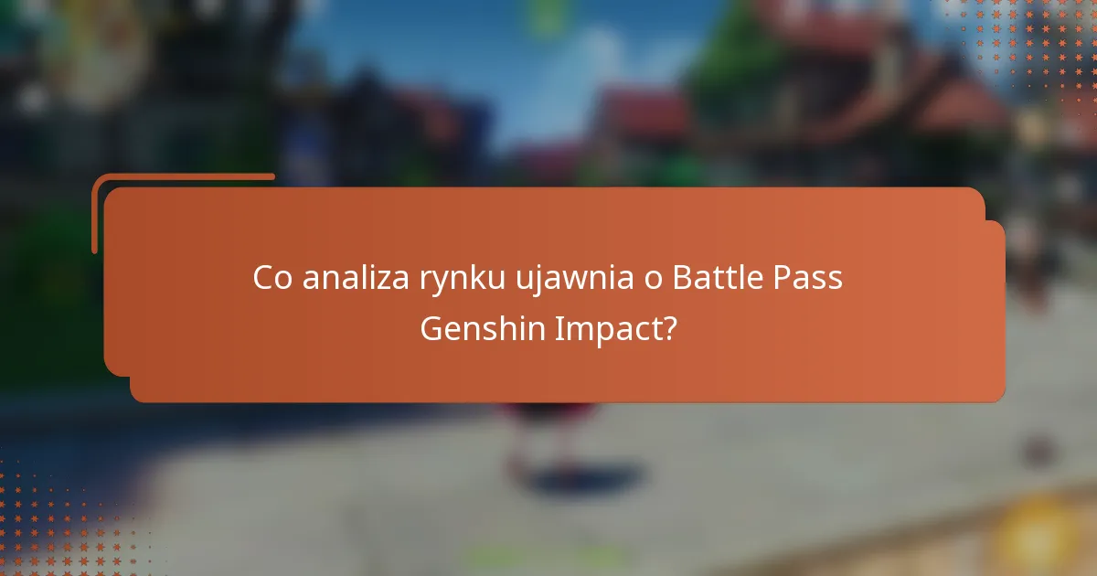 Co analiza rynku ujawnia o Battle Pass Genshin Impact?